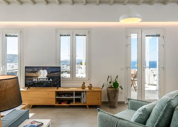 Tatil Evi Blueisla Modern Town Mykonos *
