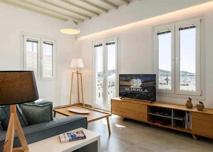 Blueisla Modern Town Mykonos بيت للعطل *